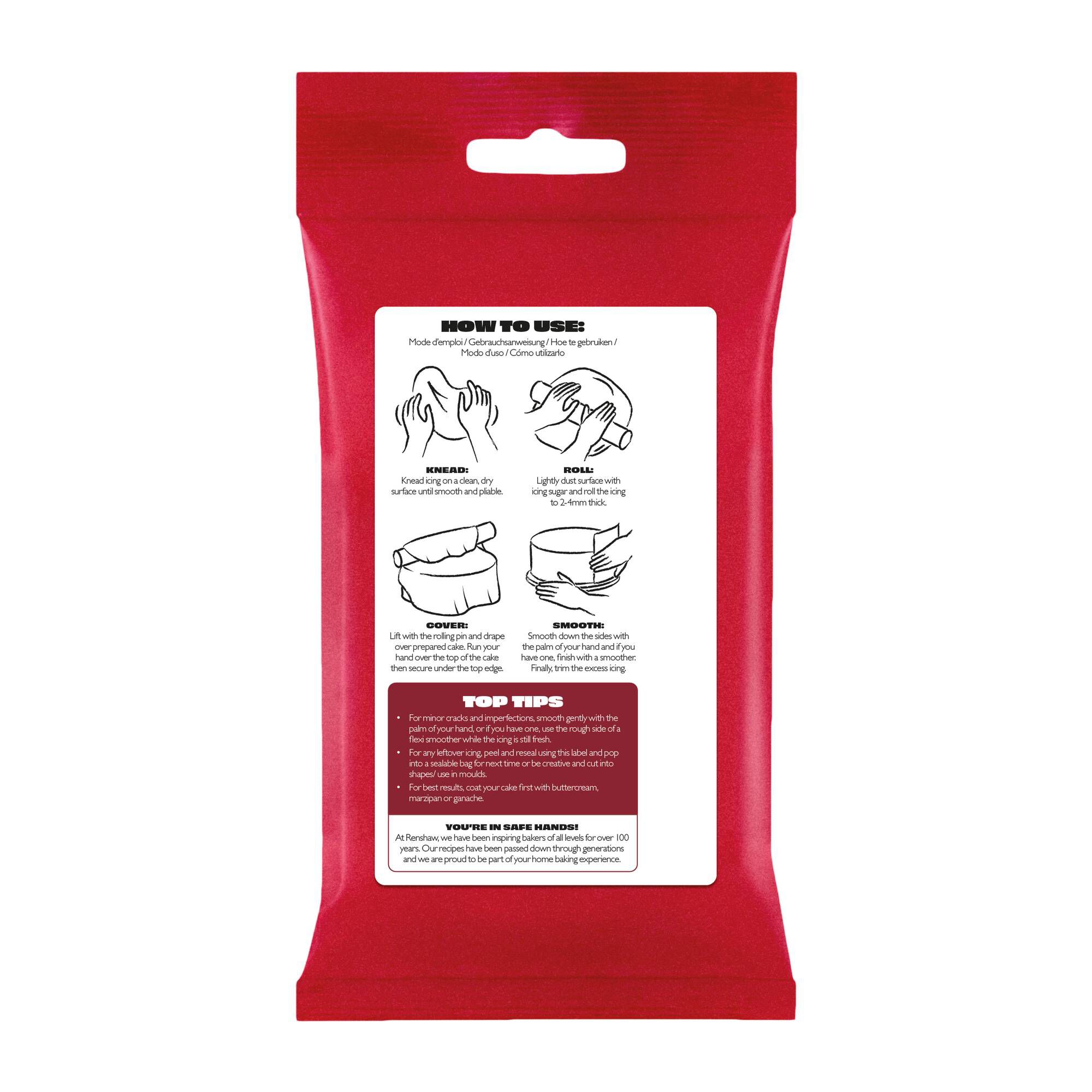 Renshaw Ready To Roll Ruby Red Icing 250g 2 Renshaw Ready To Roll Ruby Red Icing 250g