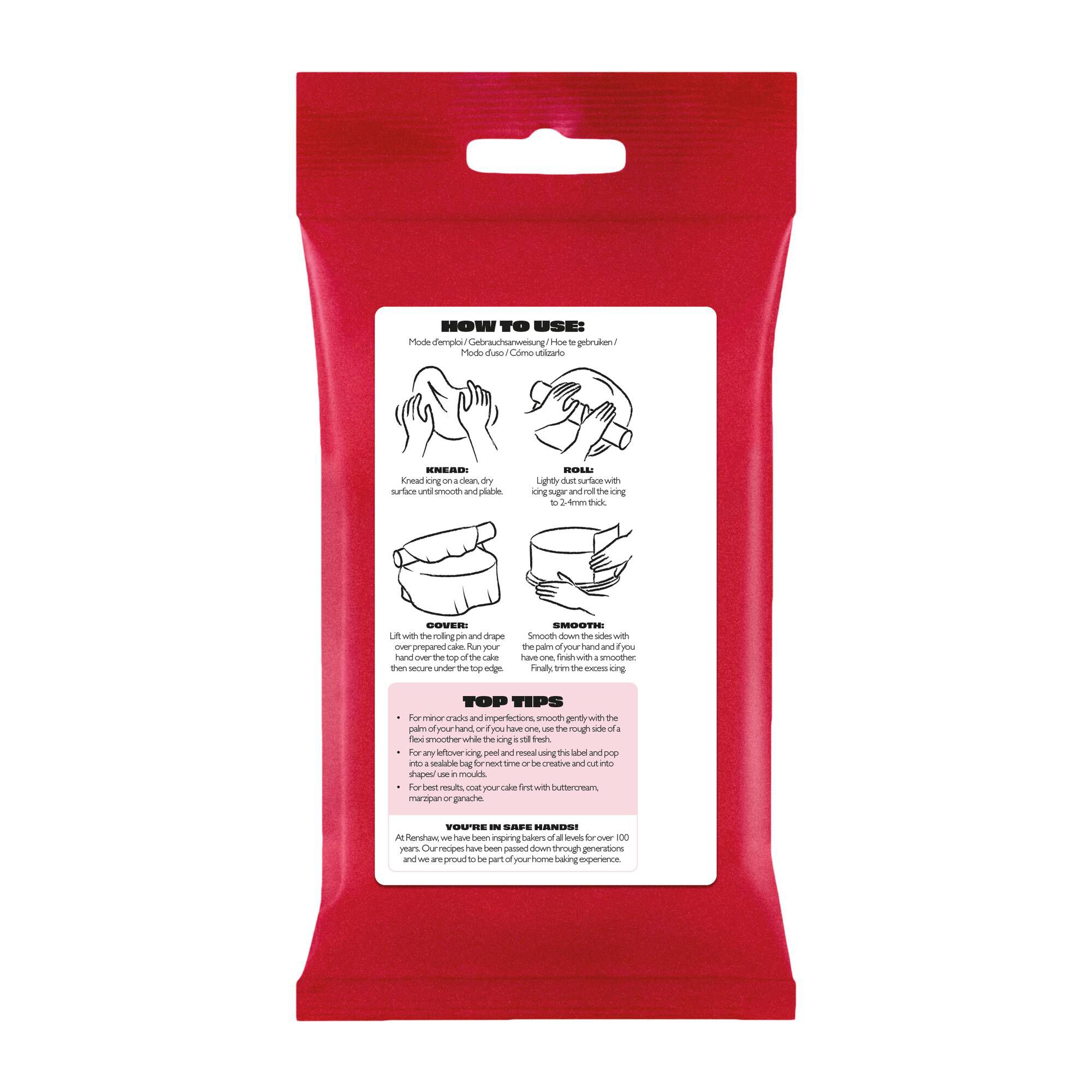 Renshaw Ready To Roll Baby Pink Icing 250g 3 Renshaw Ready To Roll Baby Pink Icing 250g