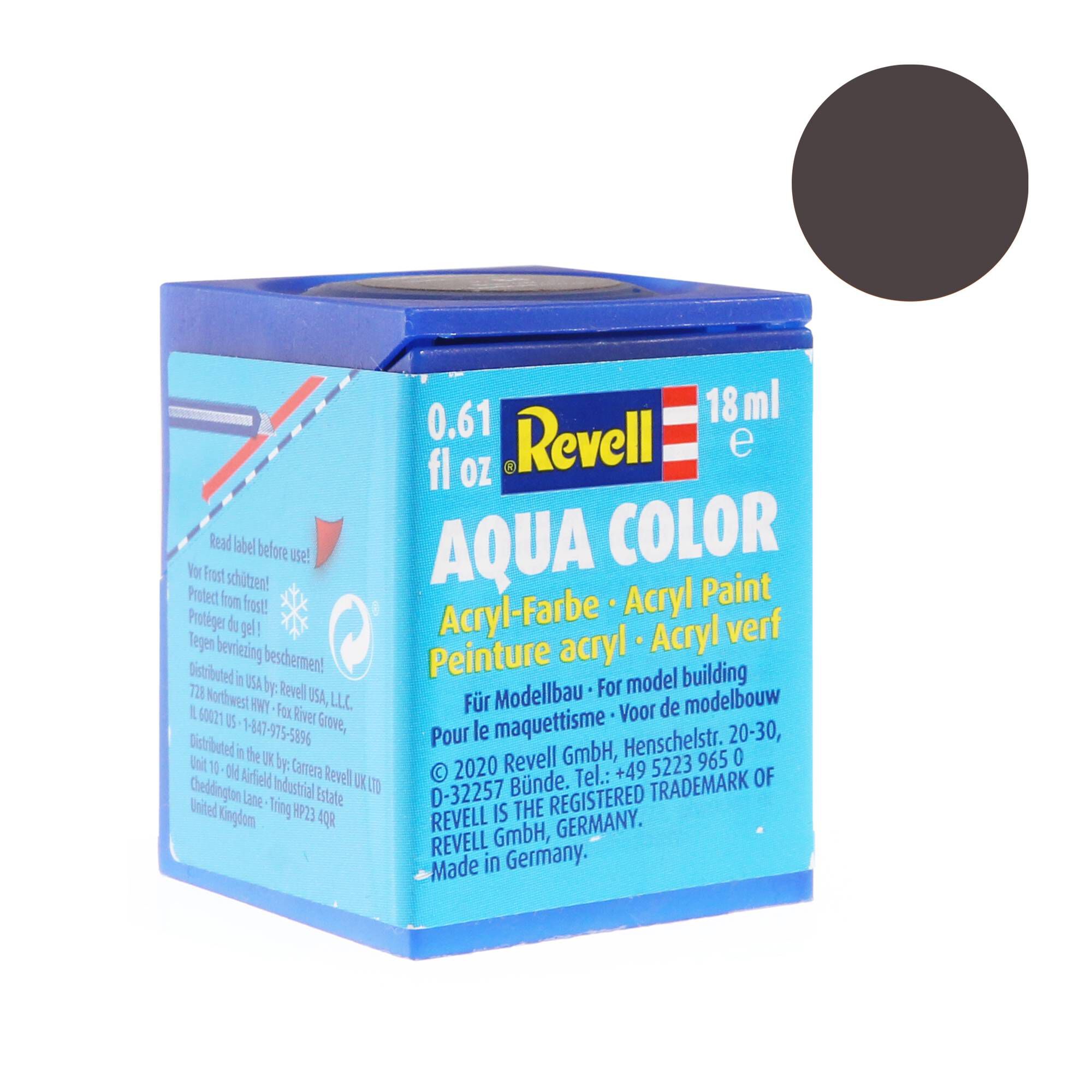 Revell Leather Brown Matt Aqua Colour Acrylic Paint 18ml (184) 1 Revell Leather Brown Matt Aqua Colour Acrylic Paint 18ml (184)