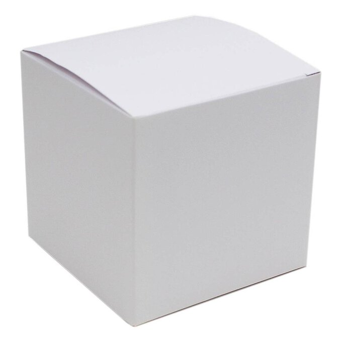 White Square Favour Boxes 20 Pack 2 White Square Favour Boxes 20 Pack