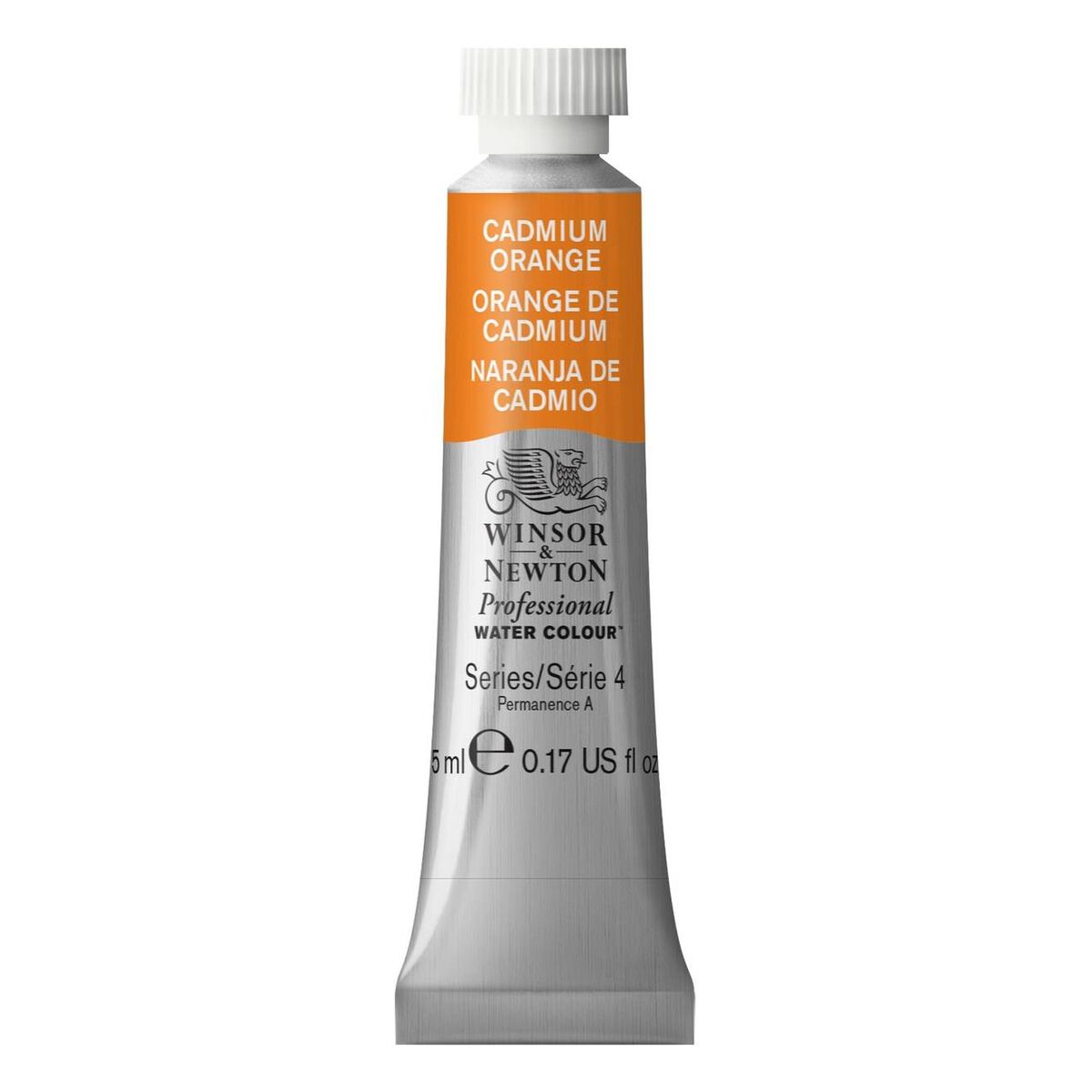 Winsor & Newton Cadmium Orange Professional Watercolour Tube 5ml 1 Winsor & Newton Cadmium Orange Professional Watercolour Tube 5ml