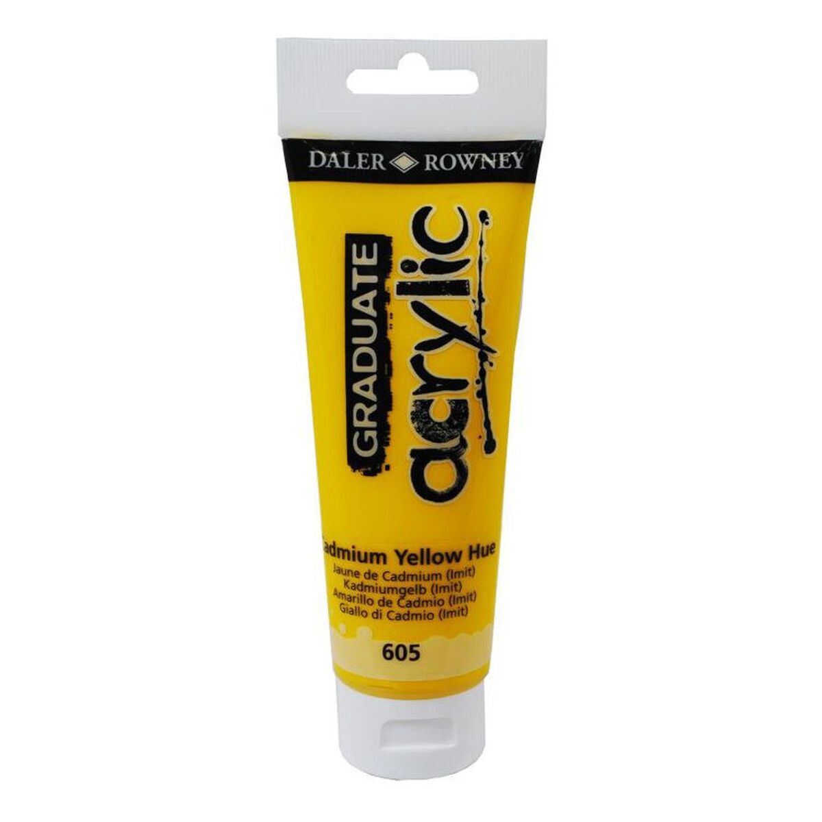 Daler-Rowney Graduate Cadmium Yellow Acrylic Paint 120ml 1 Daler-Rowney Graduate Cadmium Yellow Acrylic Paint 120ml