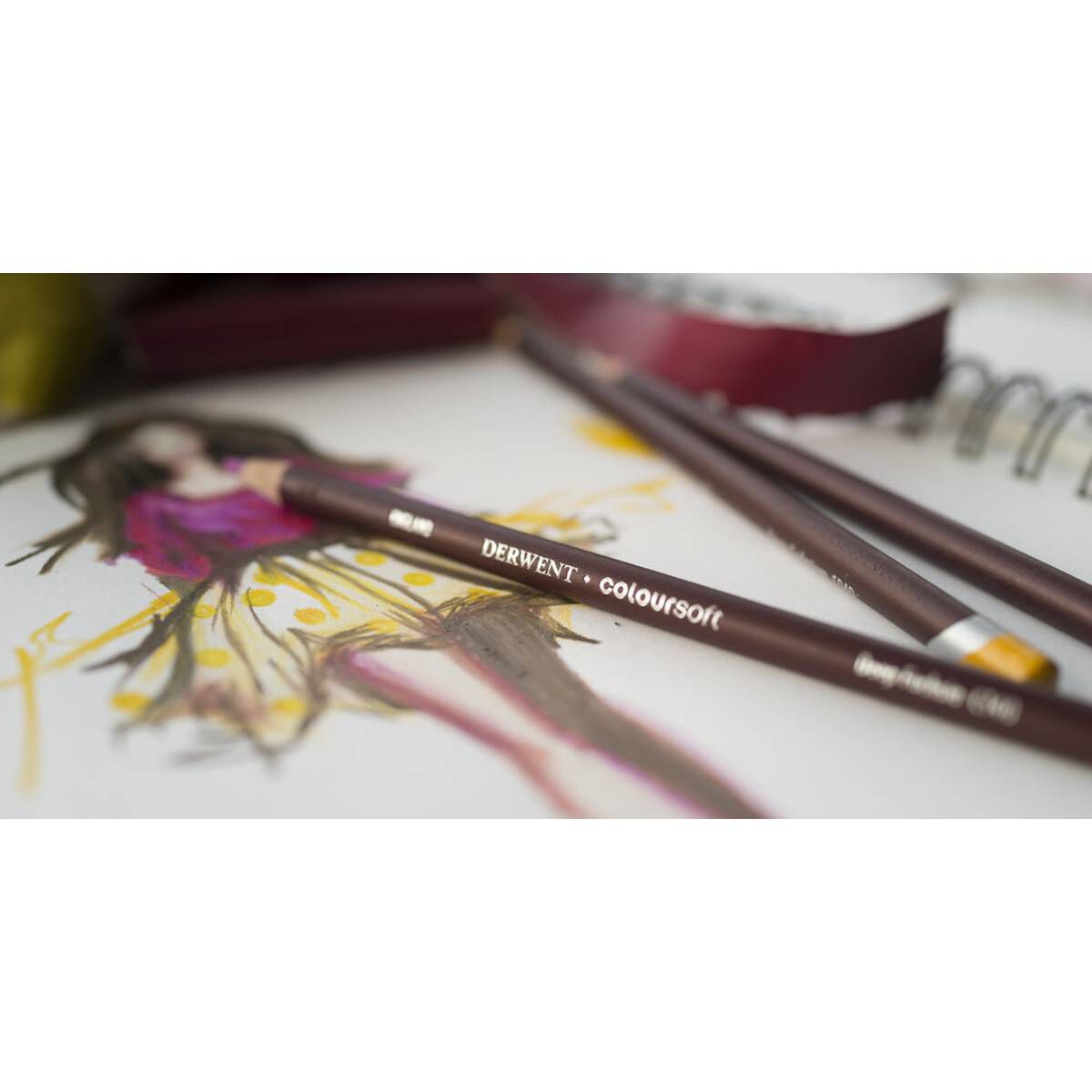 Derwent Coloursoft Pencils 24 Pack 4 Derwent Coloursoft Pencils 24 Pack