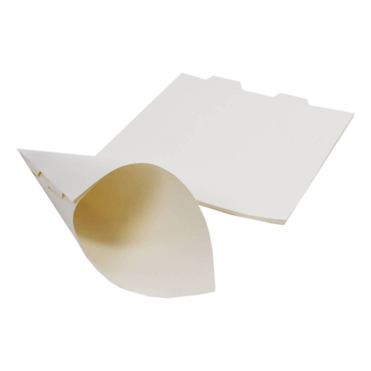 Cream Confetti Cones 10 Pack