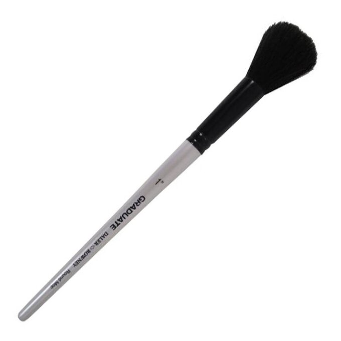 Daler-Rowney Black Goat Round Mop Graduate Brush 1 Inch White 1 Daler-Rowney Black Goat Round Mop Graduate Brush 1 Inch White