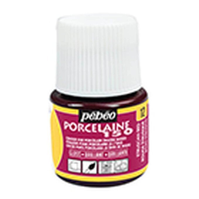 Pebeo Etruscan Red Porcelaine 150 Paint 45ml