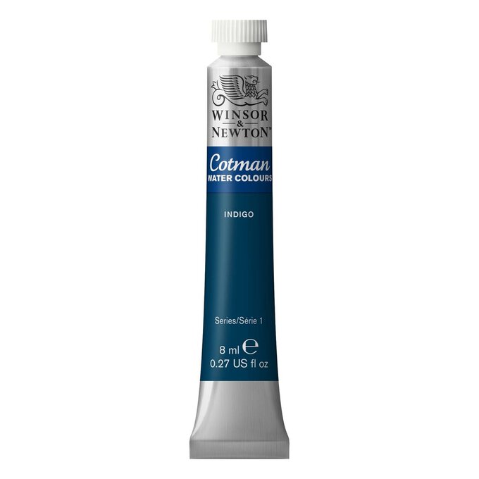 Winsor & Newton Cotman Indigo Watercolour Tube 8ml (322) 1 Winsor & Newton Cotman Indigo Watercolour Tube 8ml (322)
