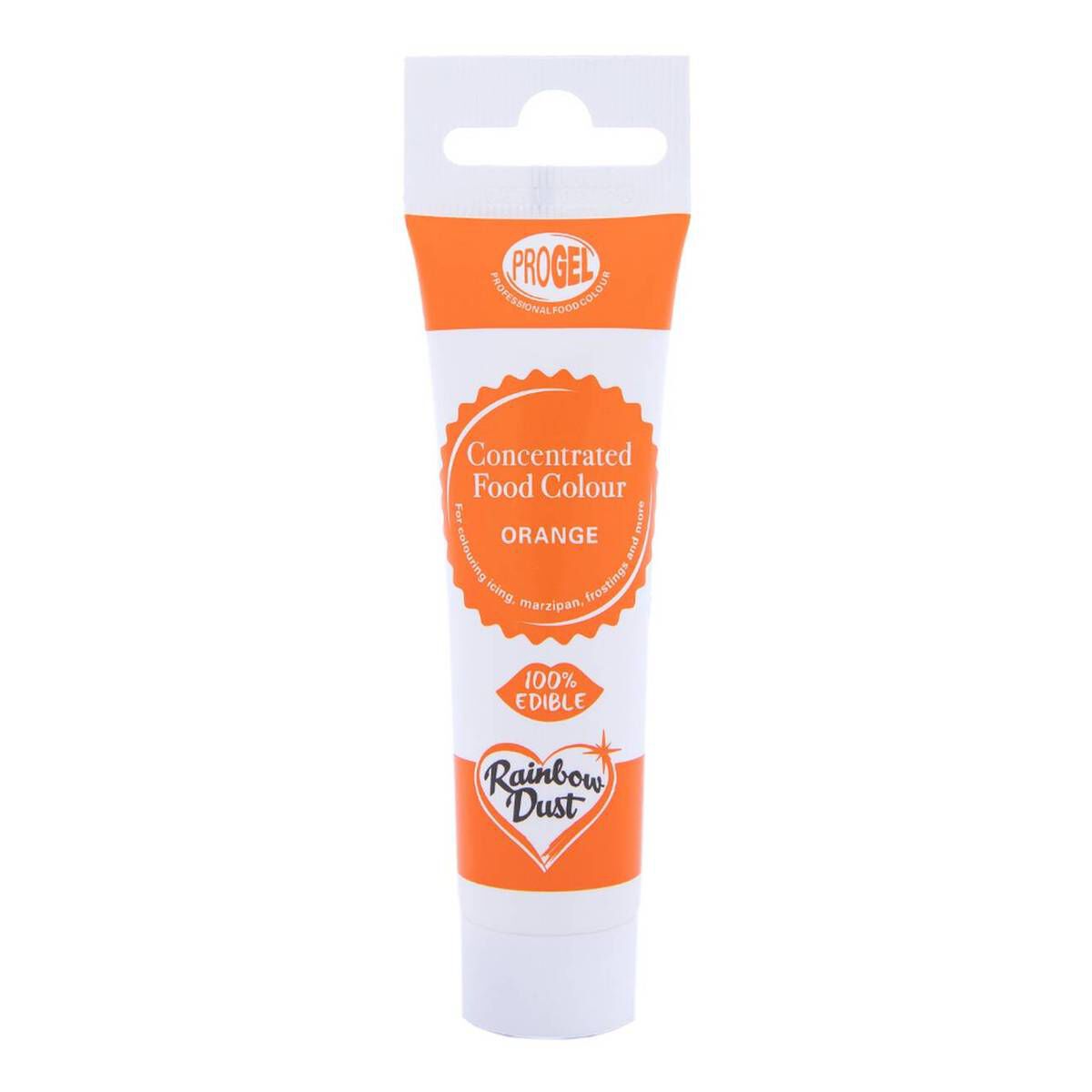 Rainbow Dust Orange ProGel Food Colouring 25g 1 Rainbow Dust Orange ProGel Food Colouring 25g