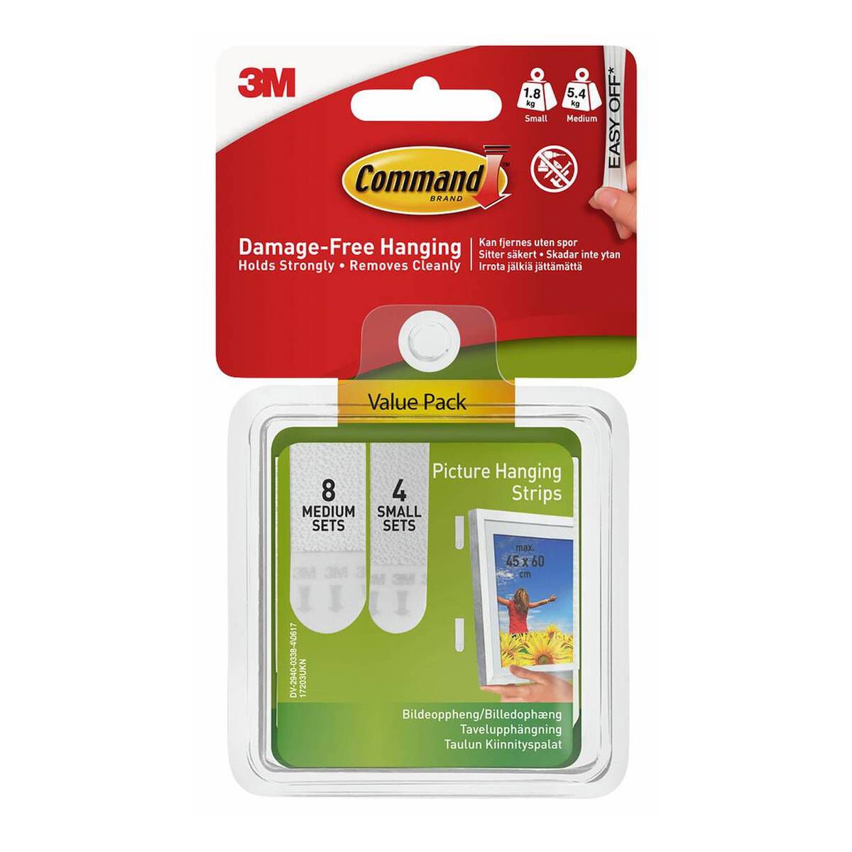 Command Small and Medium Hanging Strips Value Pack 1 Command Small and Medium Hanging Strips Value Pack