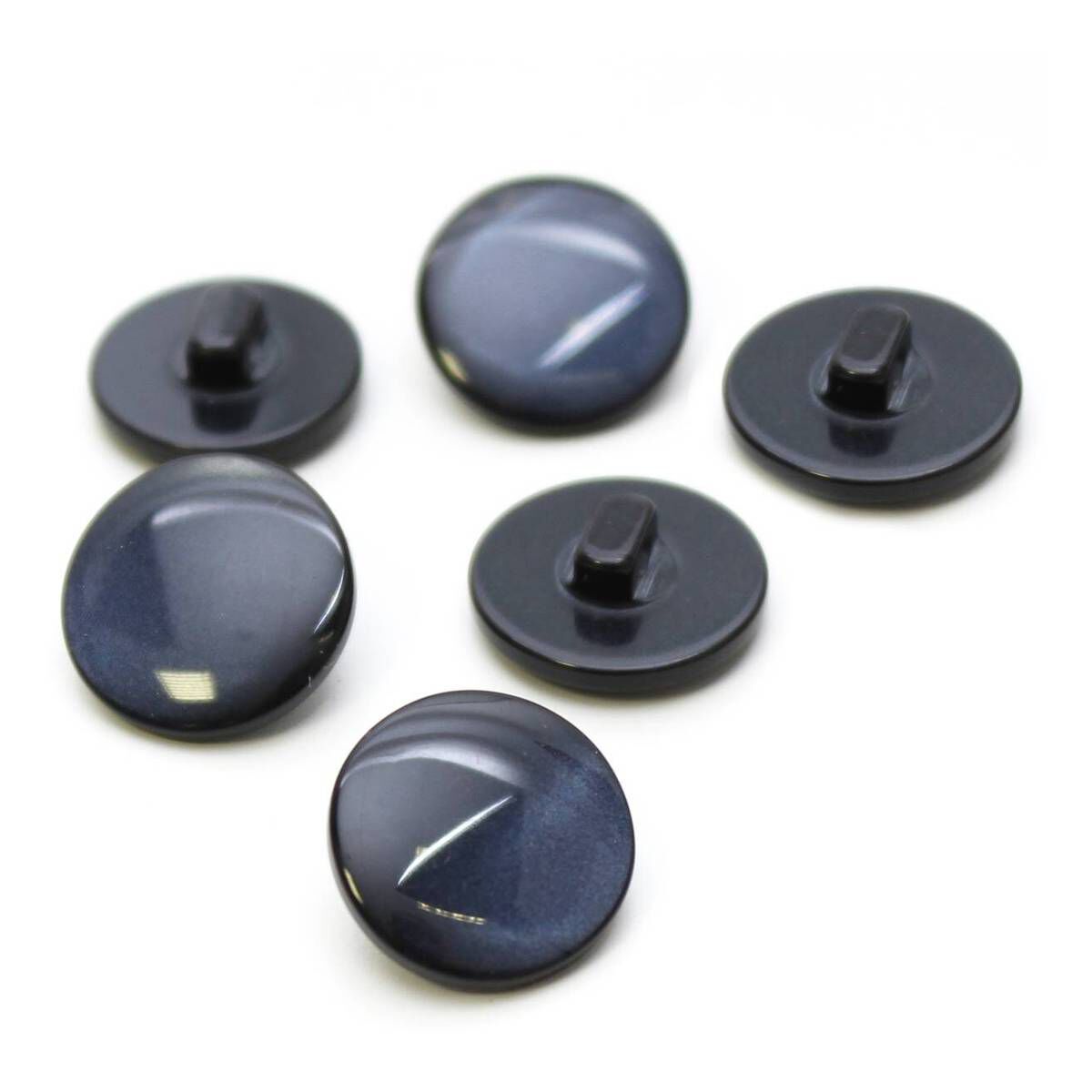 Hemline Royal Blue Basic Knitwear Button 6 Pack 1 Hemline Royal Blue Basic Knitwear Button 6 Pack