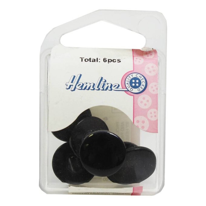 Hemline Royal Blue Basic Knitwear Button 6 Pack 2 Hemline Royal Blue Basic Knitwear Button 6 Pack