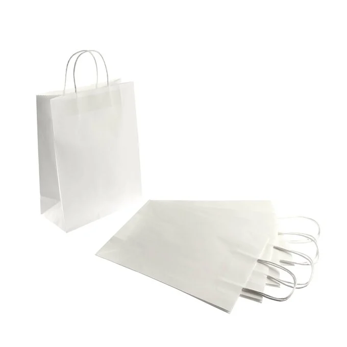 White Ready to Decorate Gift Bags 5 Pack