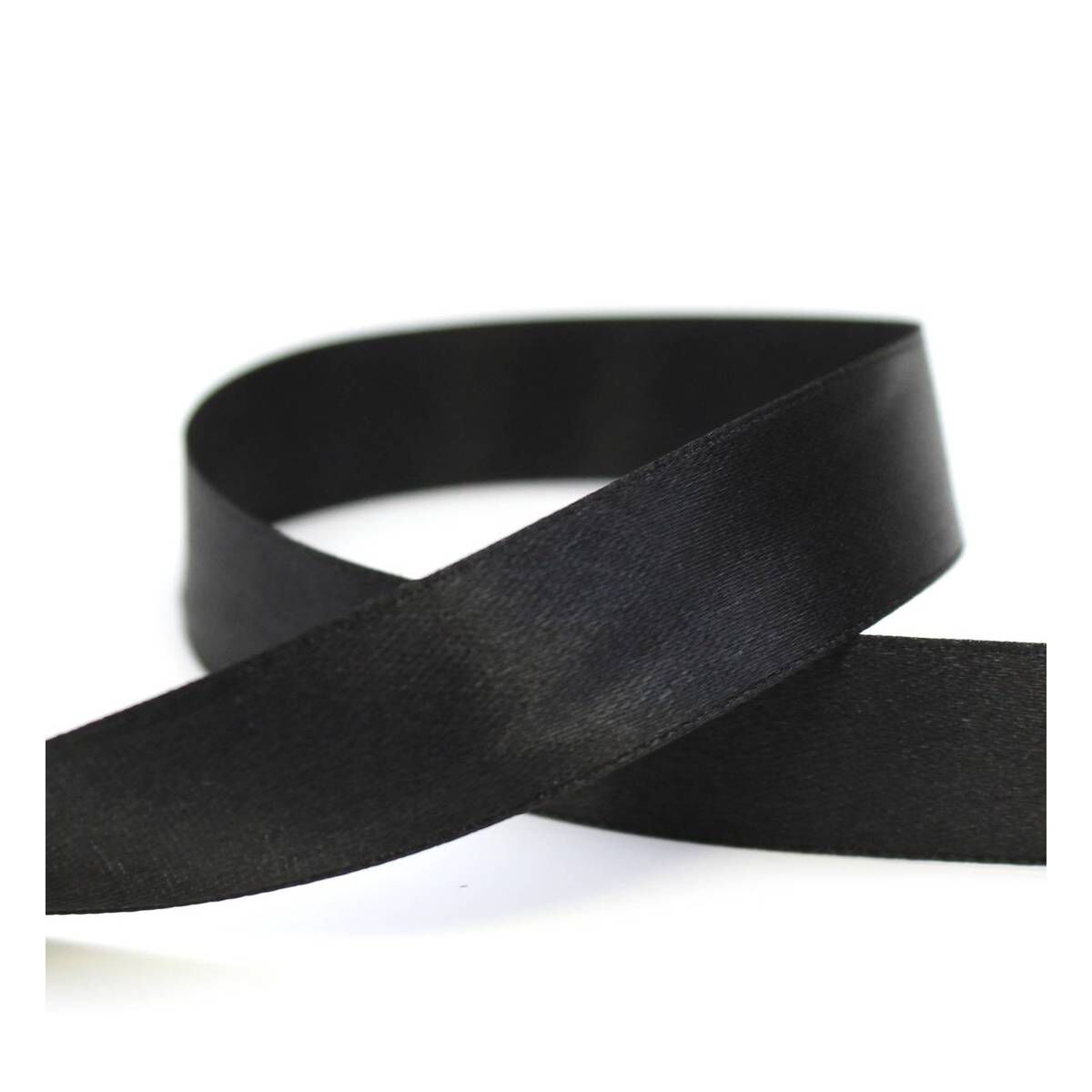 Black Satin Ribbon 20 mm x 15 m 2 Black Satin Ribbon 20 mm x 15 m