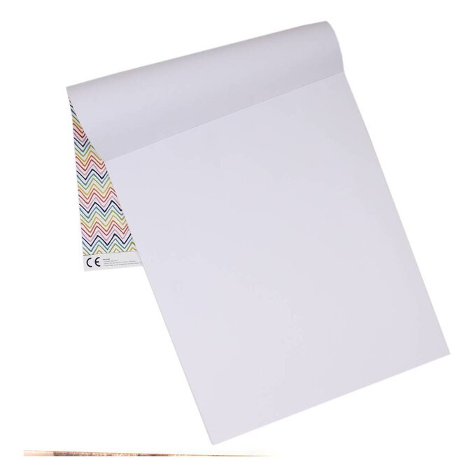 White Paper Easel Pad 42cm x 50cm 50 Sheets 2 White Paper Easel Pad 42cm x 50cm 50 Sheets