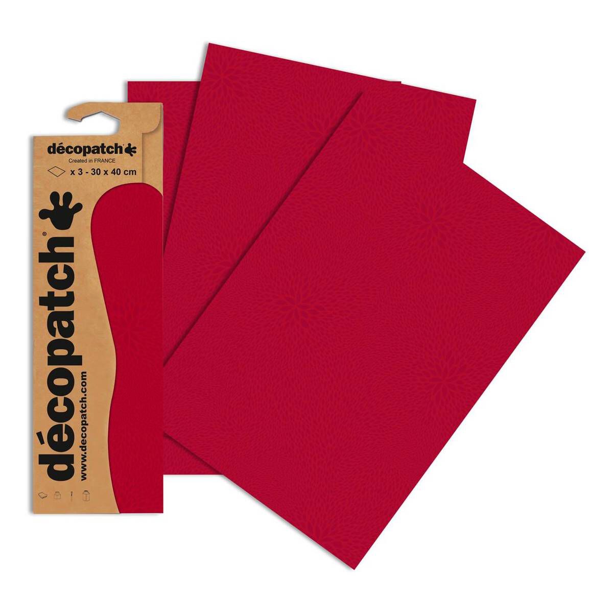 Decopatch Rosa Paper 3 Sheets