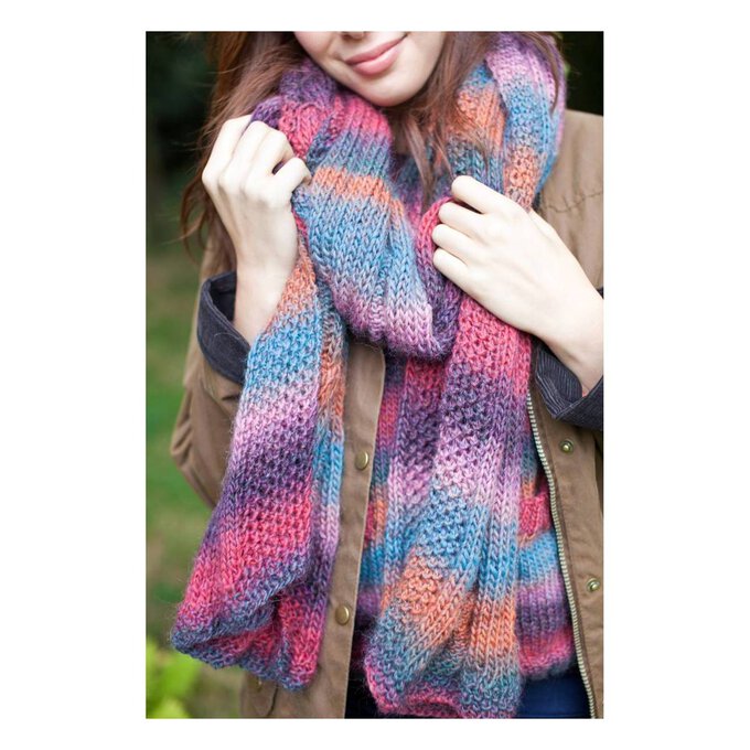 West Yorkshire Spinners Aire Valley Aran Fusions Autumn Mix Scarf Digital Pattern 2 West Yorkshire Spinners Aire Valley Aran Fusions Autumn Mix Scarf Digital Pattern