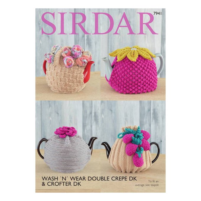 Sirdar Wash 'n' Wear Double Crepe DK Tea Cosy Digital Pattern 7941 1 Sirdar Wash 'n' Wear Double Crepe DK Tea Cosy Digital Pattern 7941