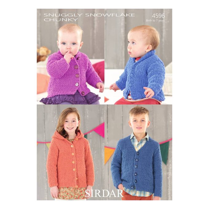 Sirdar Snowflake Chunky Cardigans Digital Pattern 4596 1 Sirdar Snowflake Chunky Cardigans Digital Pattern 4596