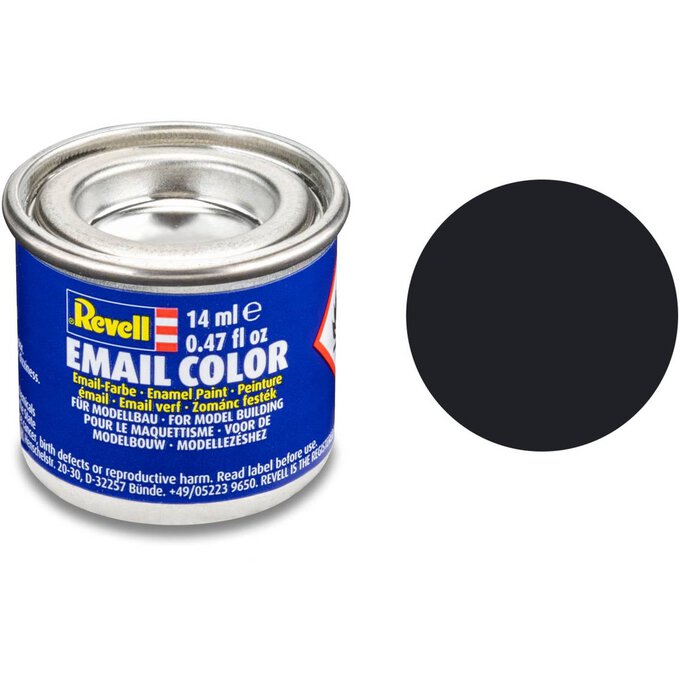 Revell Black Matte Enamel Paint 14ml (08) 1 Revell Black Matte Enamel Paint 14ml (08)