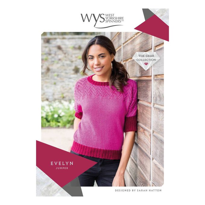 West Yorkshire Spinners Gems Evelyn Jumper Digital Pattern 1 West Yorkshire Spinners Gems Evelyn Jumper Digital Pattern