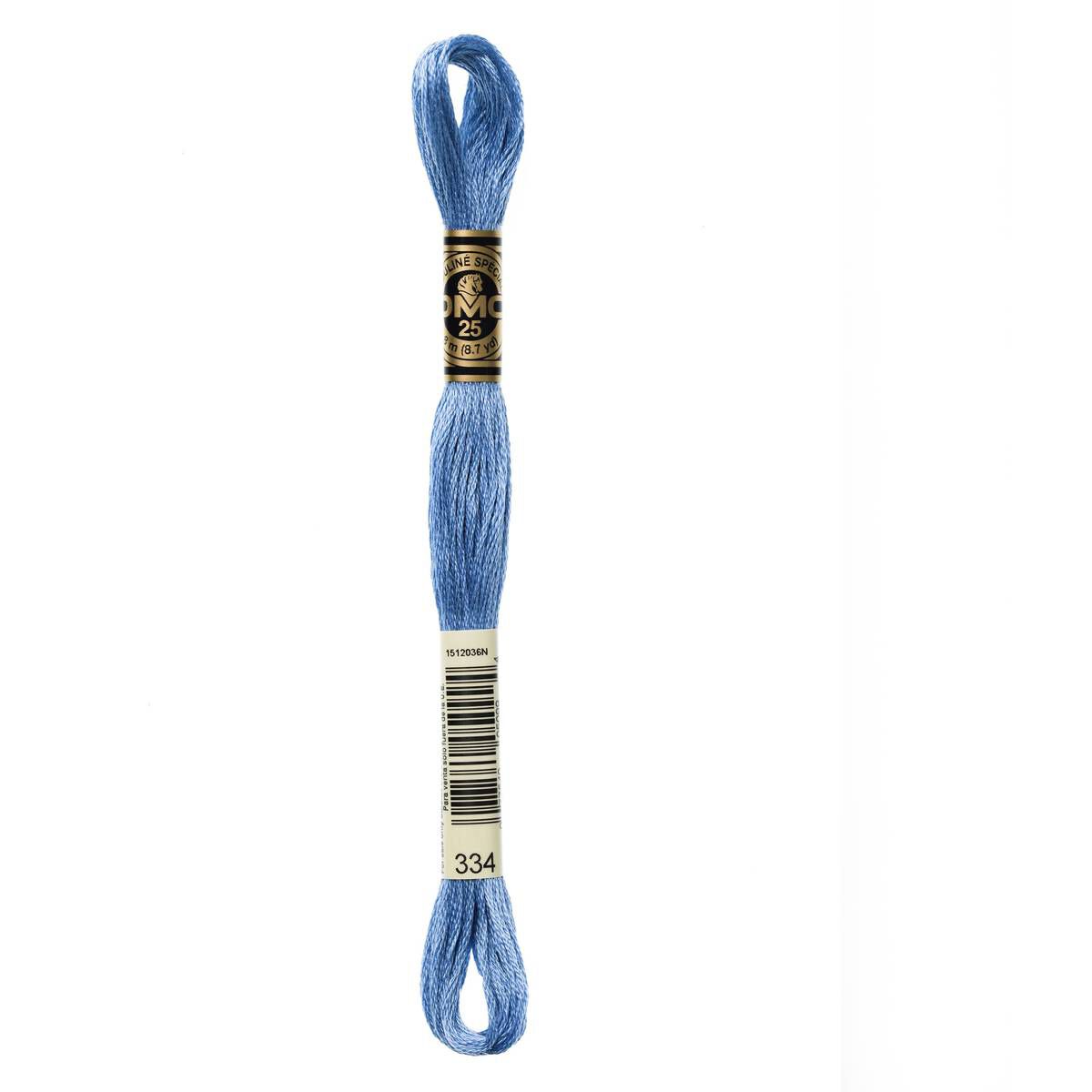 DMC Blue Mouline Special 25 Cotton Thread 8m (334) 3 DMC Blue Mouline Special 25 Cotton Thread 8m (334)