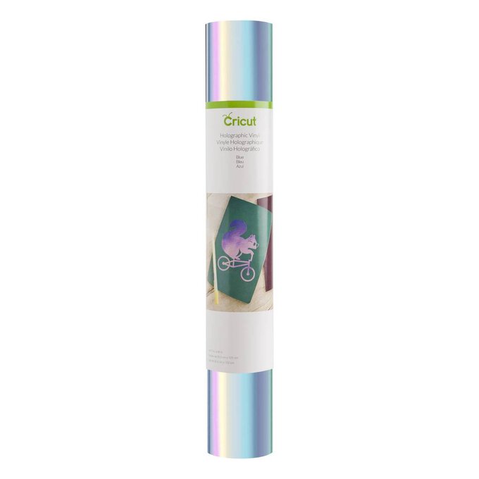Cricut Blue Holographic Vinyl 12 x 48 Inches