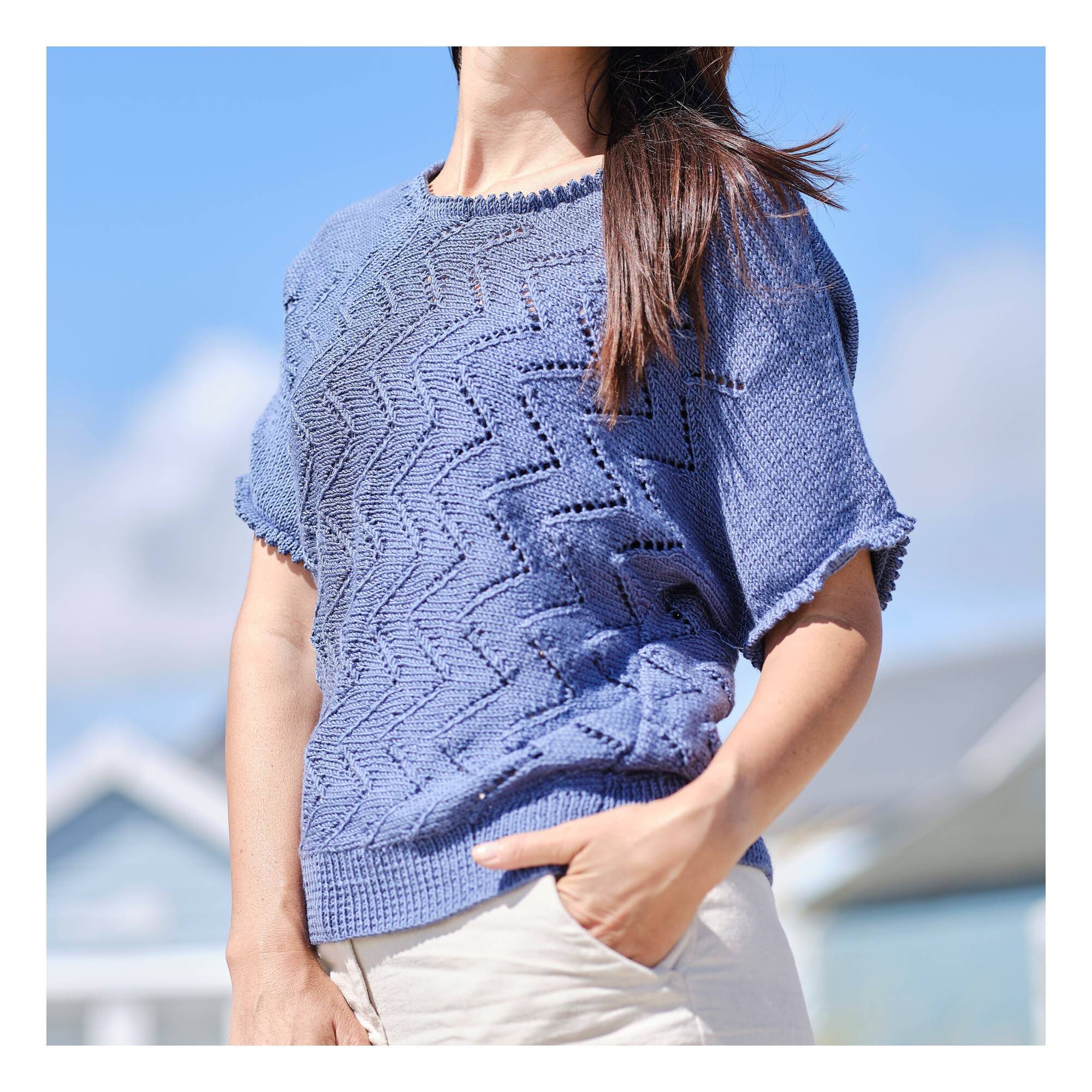 Women's Institute Vintage Zig Zag Top Digital Pattern 0075 1 Women's Institute Vintage Zig Zag Top Digital Pattern 0075