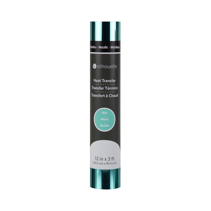 Silhouette Mint Metallic Heat Transfer Material 12 x 36 Inches