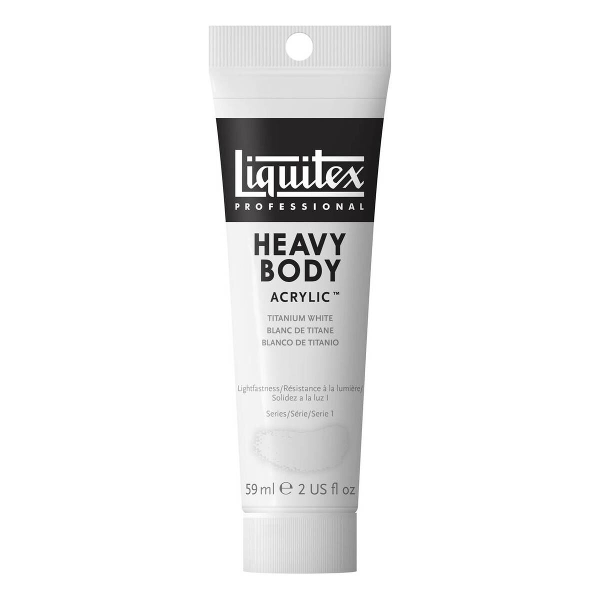 Liquitex Professional Titanium White Heavy Body Acrylic 59ml 1 Liquitex Professional Titanium White Heavy Body Acrylic 59ml