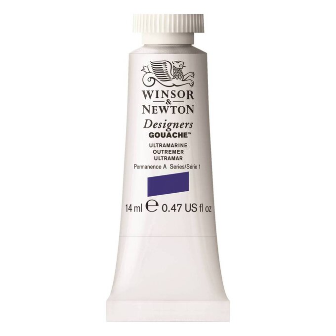 Winsor & Newton Ultramarine Gouache Tube 14ml 1 Winsor & Newton Ultramarine Gouache Tube 14ml