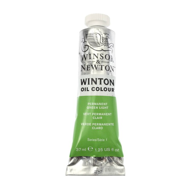 Winsor & Newton Permanent Green Light Winton Oil Colour 37ml 1 Winsor & Newton Permanent Green Light Winton Oil Colour 37ml