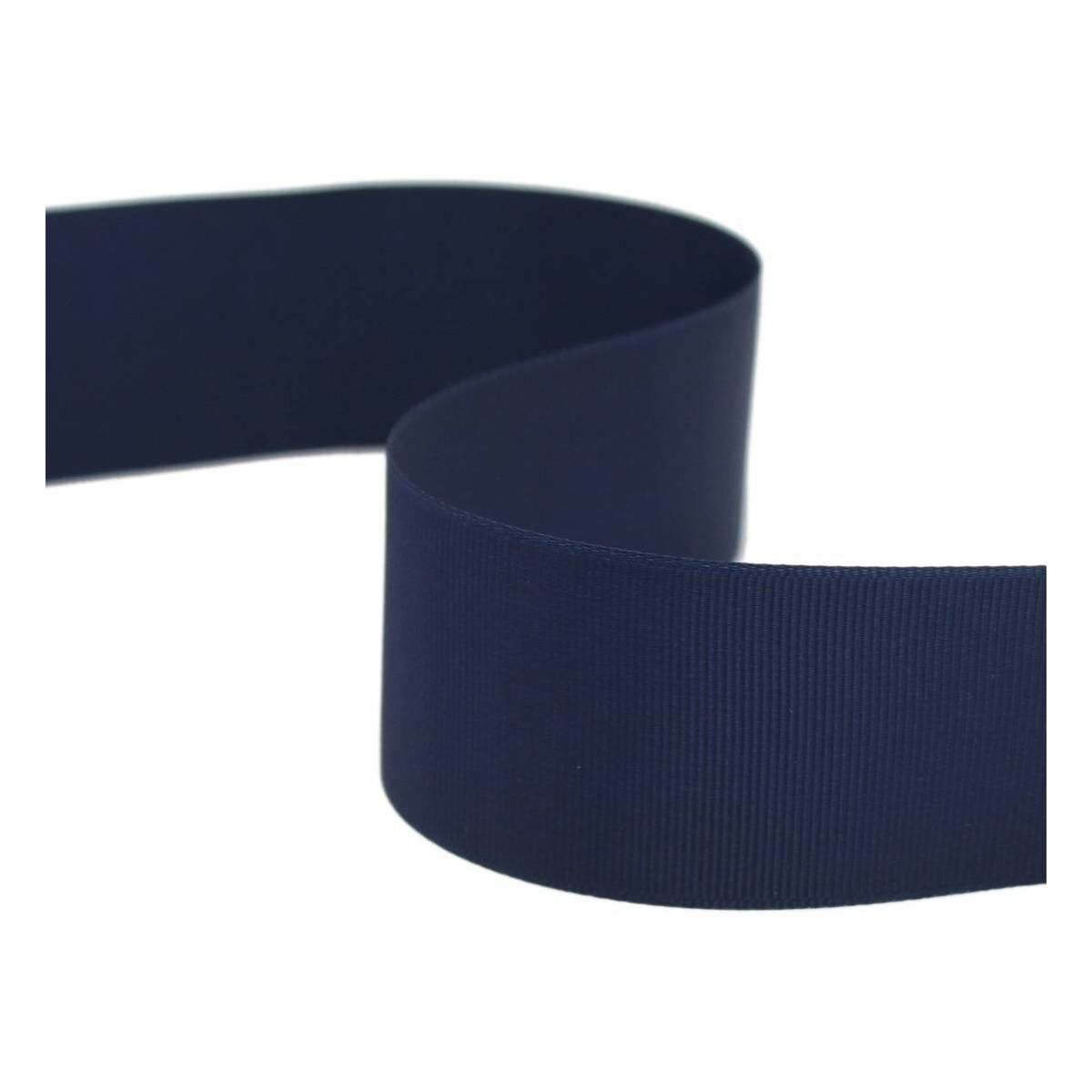 Navy Blue Grosgrain Ribbon 38mm x 5m 1 Navy Blue Grosgrain Ribbon 38mm x 5m