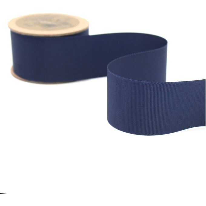 Navy Blue Grosgrain Ribbon 38mm x 5m 3 Navy Blue Grosgrain Ribbon 38mm x 5m