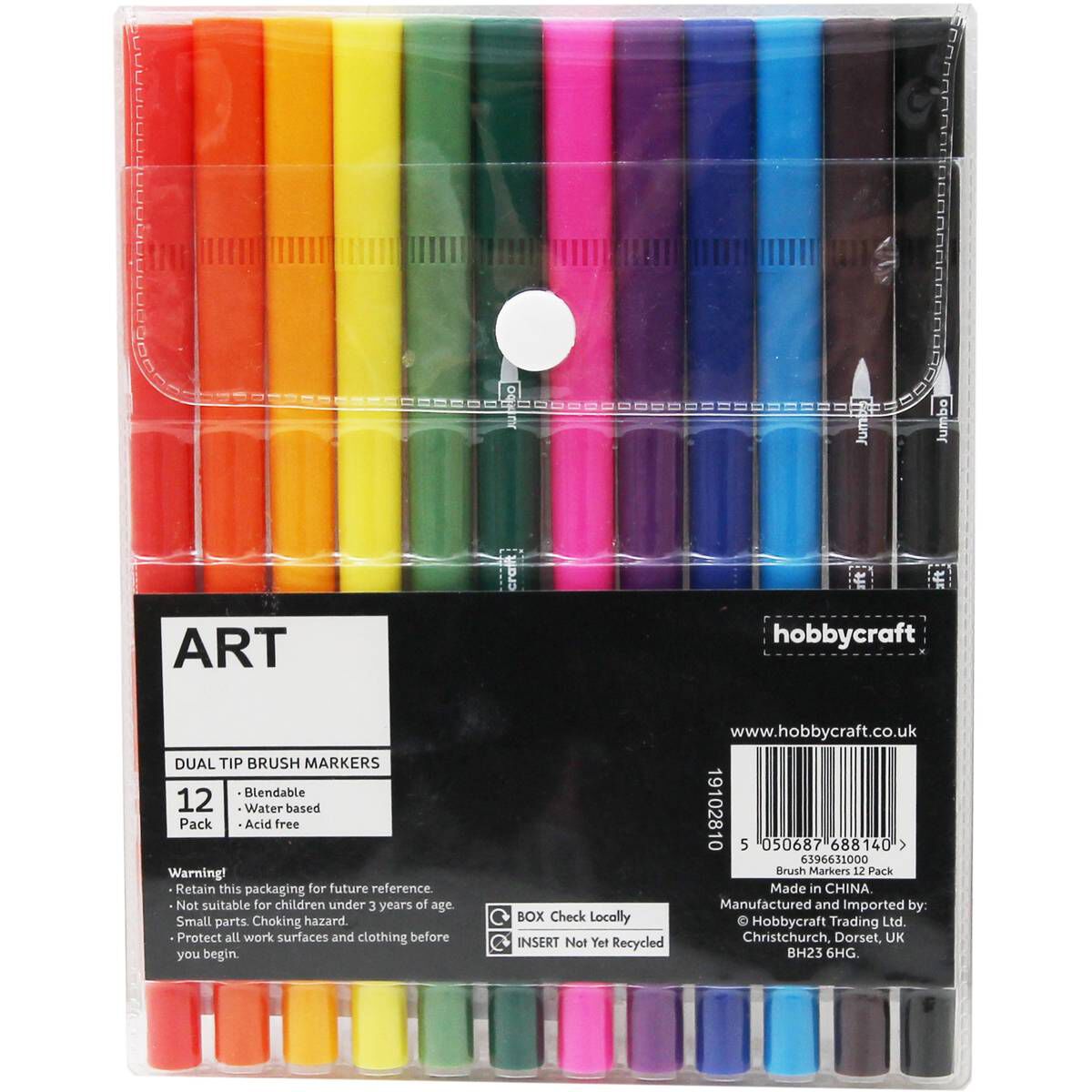 Dual Tip Brush Markers 12 Pack 4 Dual Tip Brush Markers 12 Pack