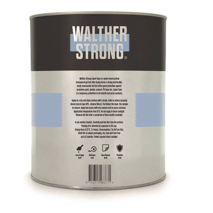 Walther Strong Interior Liquid Masking Tape 250ml 2 Walther Strong Interior Liquid Masking Tape 250ml