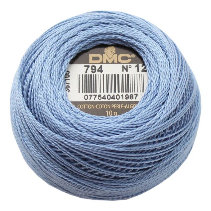 DMC Blue Pearl Cotton Thread on a Ball 120m (794) 1 DMC Blue Pearl Cotton Thread on a Ball 120m (794)