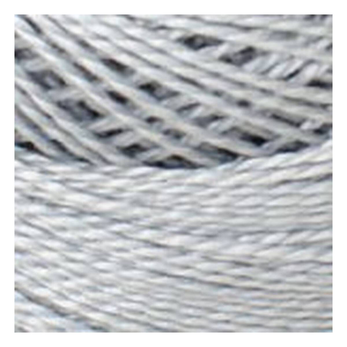 DMC Grey Pearl Cotton Thread on a Ball Size 8 80m (415) 2 DMC Grey Pearl Cotton Thread on a Ball Size 8 80m (415)