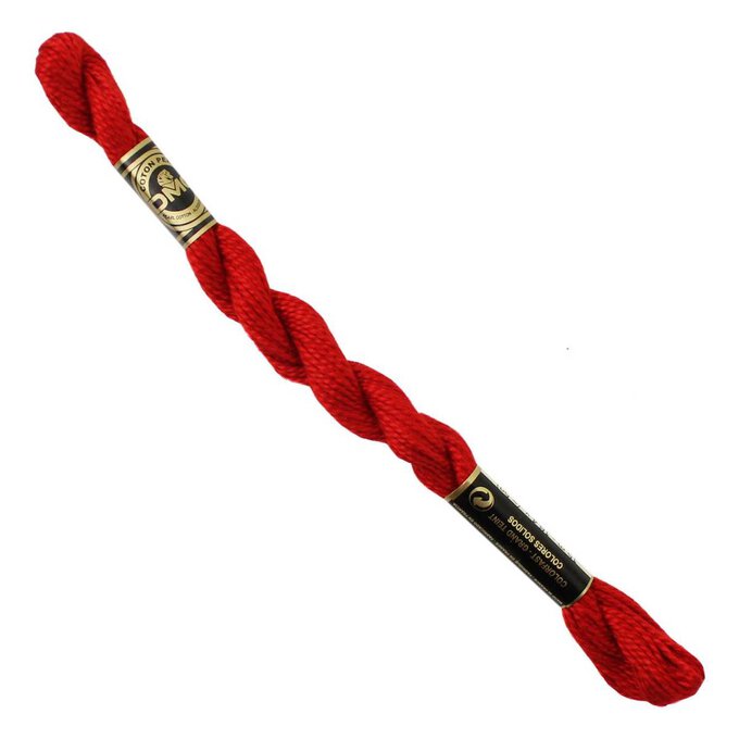 DMC Red Pearl Cotton Thread Size 3 15m (817) 2 DMC Red Pearl Cotton Thread Size 3 15m (817)