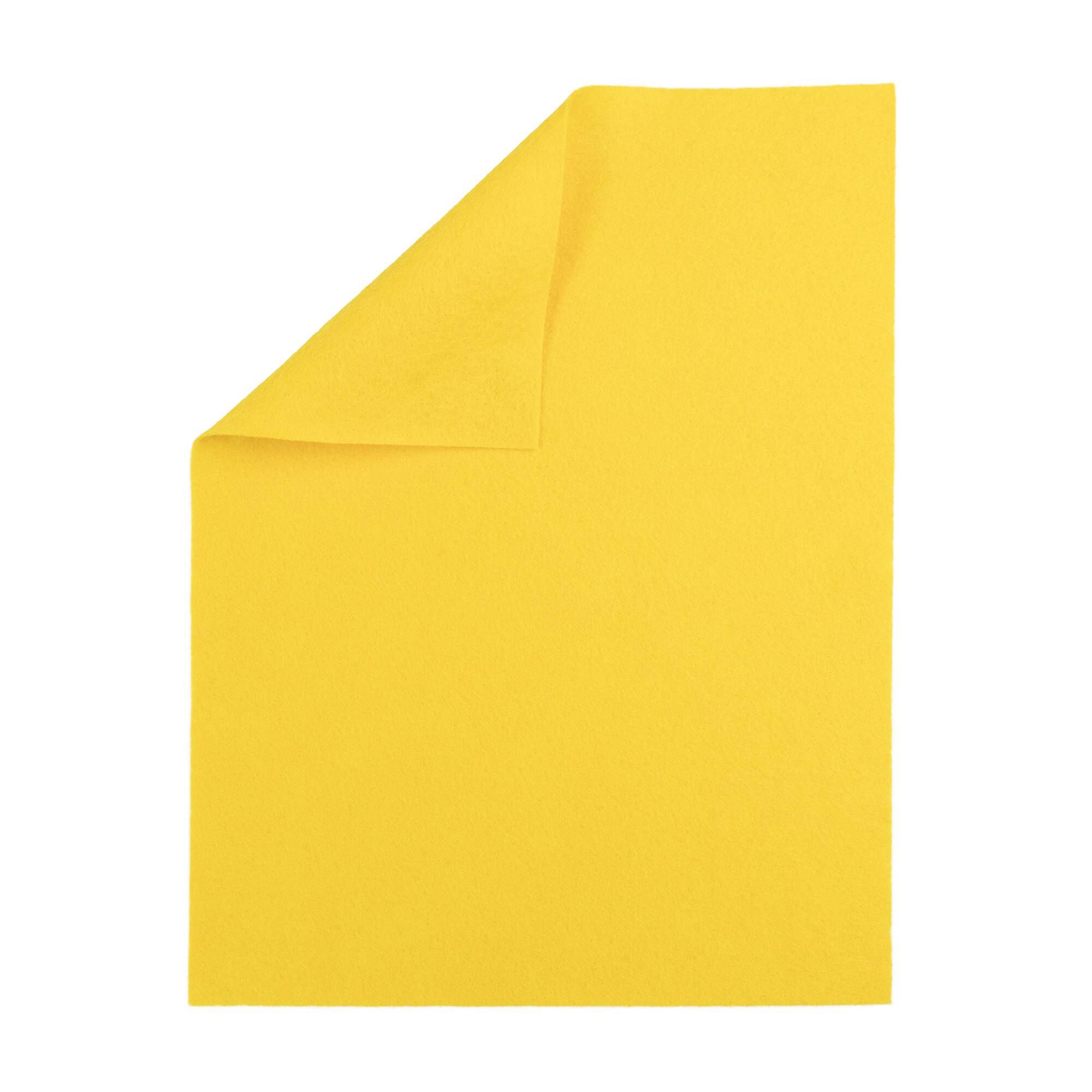 Yellow Polyester Felt Sheet A4 1 Yellow Polyester Felt Sheet A4