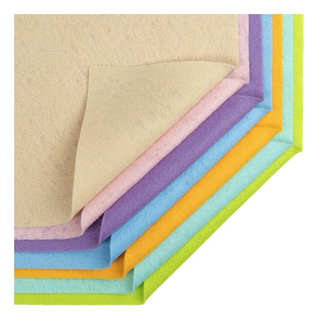 Yellow Polyester Felt Sheet A4 5 Yellow Polyester Felt Sheet A4