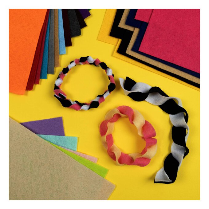 Aqua Polyester Felt Sheet A4 - Hobbycraft