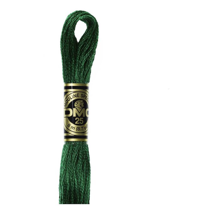 DMC Green Mouline Special 25 Cotton Thread 8m (3818) 1 DMC Green Mouline Special 25 Cotton Thread 8m (3818)