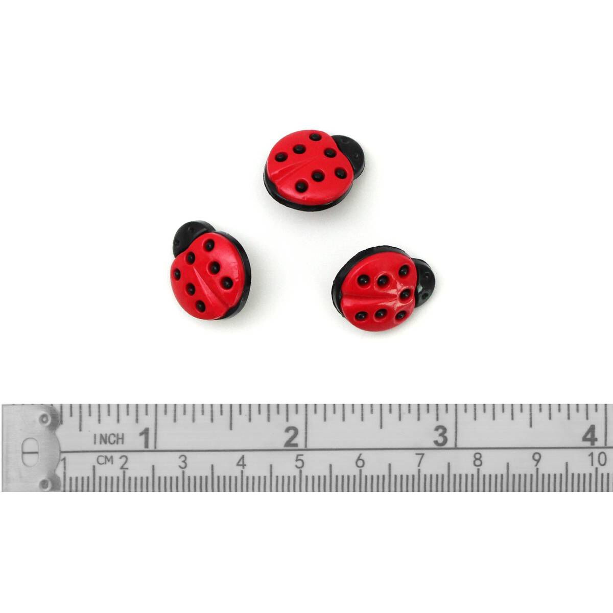 Trimits Red Ladybird Novelty Buttons 7 Pieces 3 Trimits Red Ladybird Novelty Buttons 7 Pieces