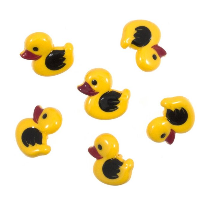 Trimits Yellow Duck Craft Buttons 6 Pieces 1 Trimits Yellow Duck Craft Buttons 6 Pieces