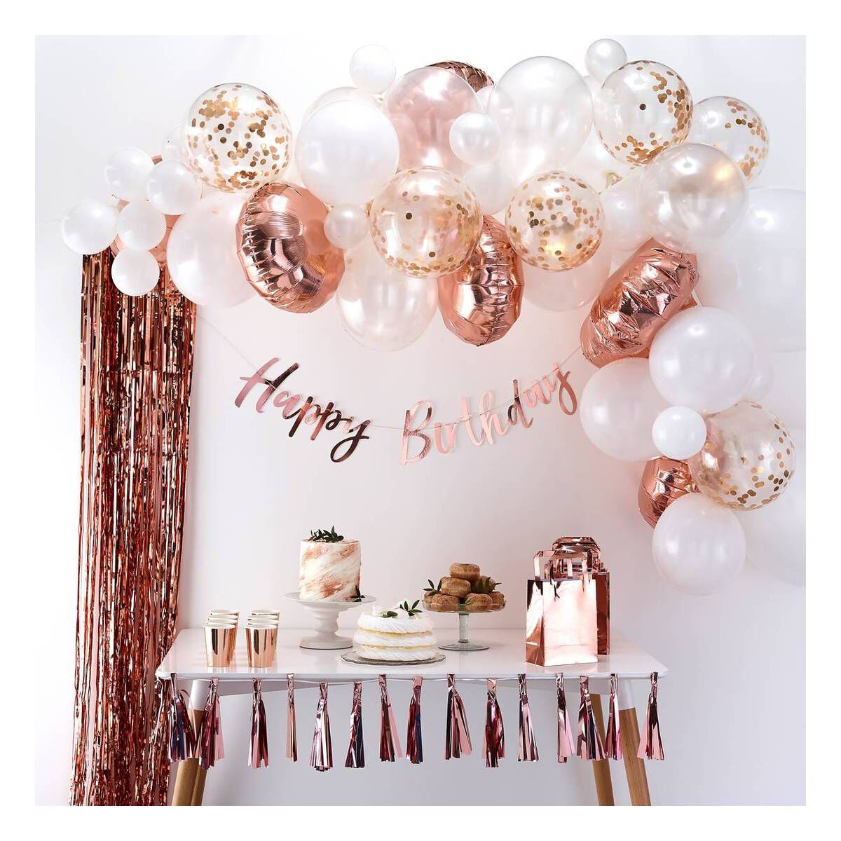 Ginger Ray Rose Gold Balloon Arch Kit 2 Ginger Ray Rose Gold Balloon Arch Kit