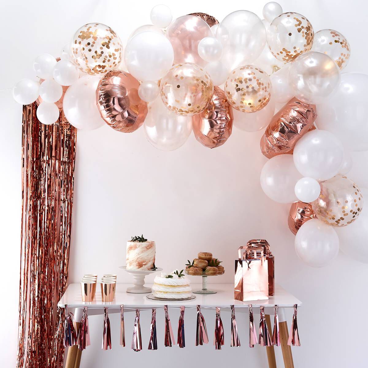Ginger Ray Rose Gold Balloon Arch Kit 3 Ginger Ray Rose Gold Balloon Arch Kit