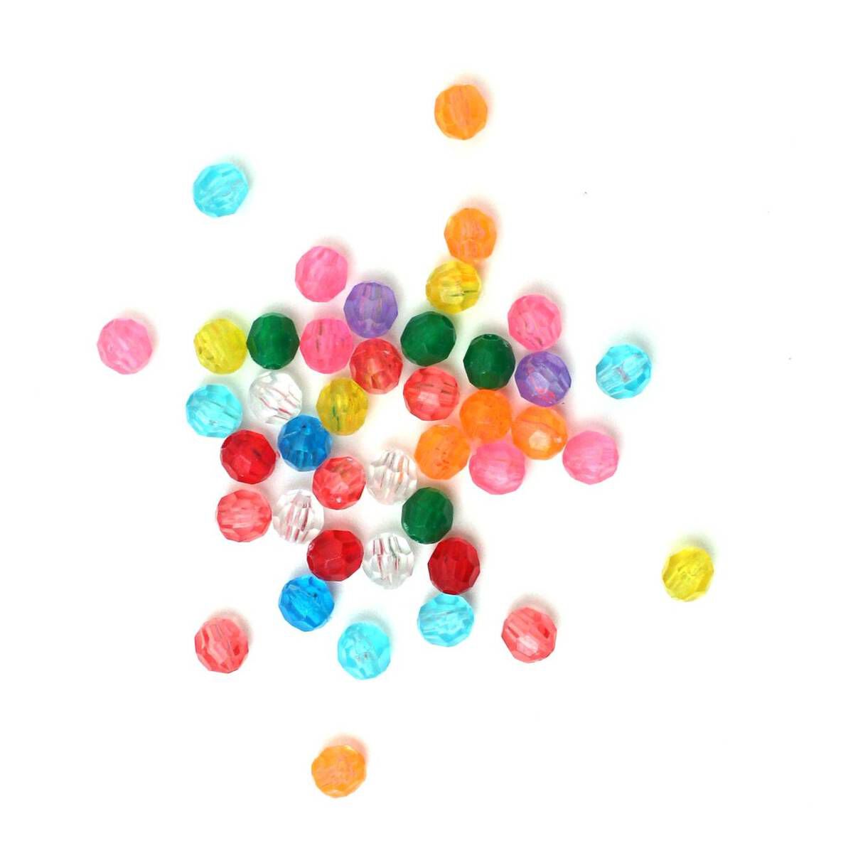 Clear Bright Pony Jewel Beads 71.3g