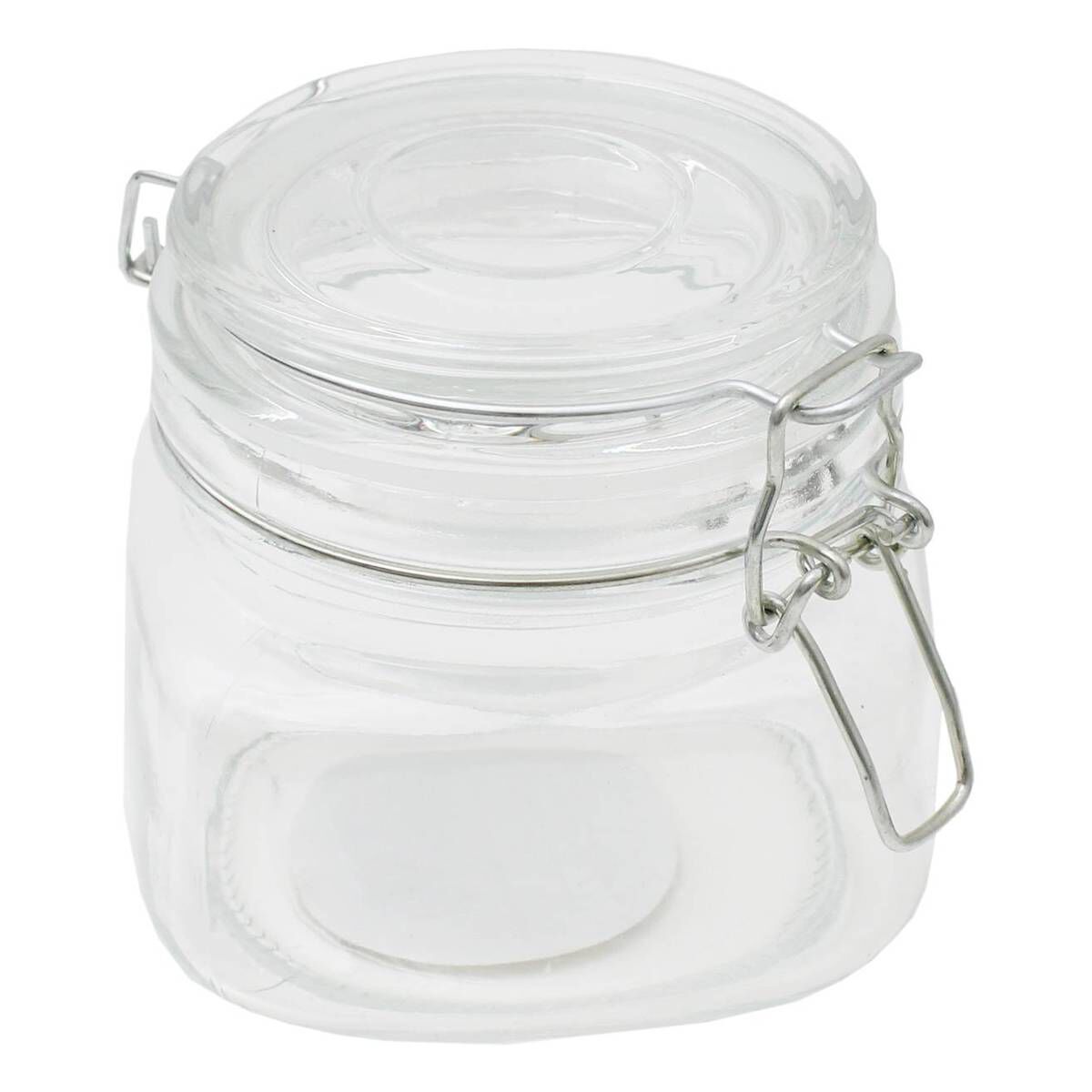 Clear Clip-Top Glass Jar 500ml 1 Clear Clip-Top Glass Jar 500ml