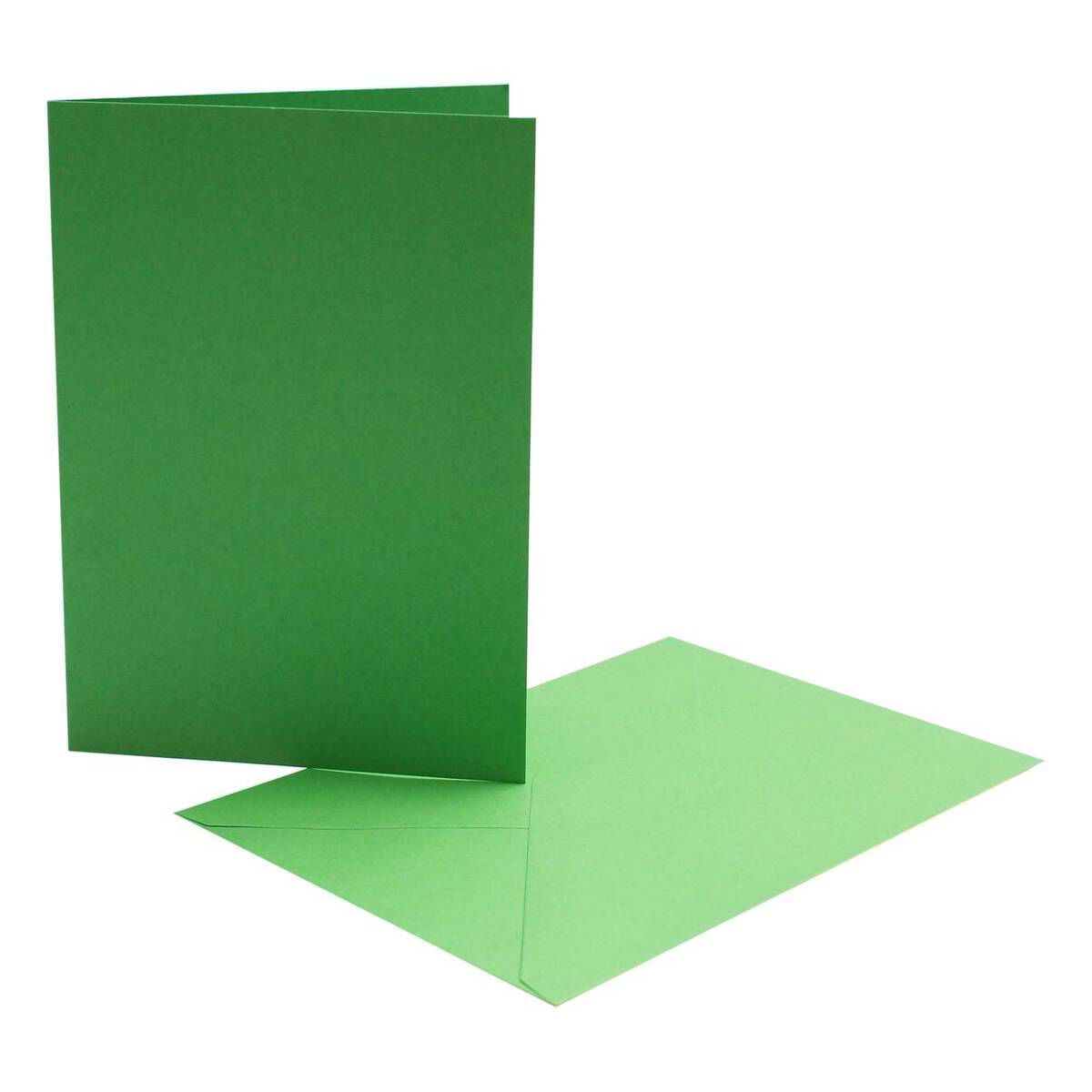 Green Cards A6 6 Pack