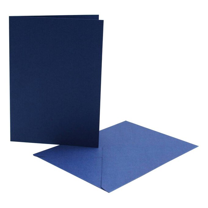 Blue Cards A6 6 Pack